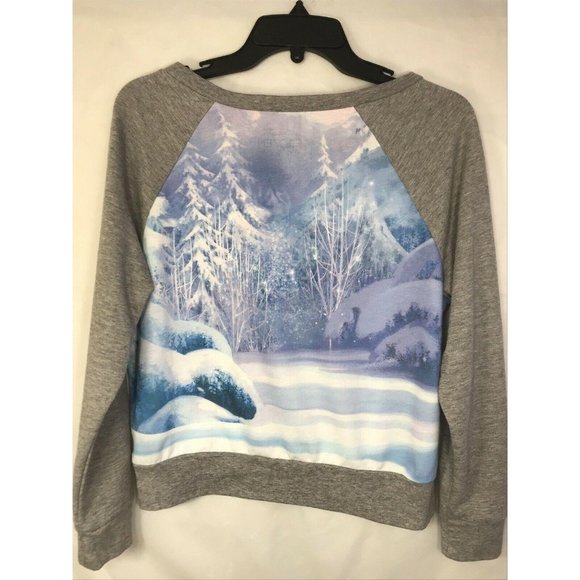 Disney Frozen Olaf Snowman L Girls Sweatshirt grey - Picture 4 of 7